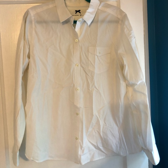 Banana Republic white button down shirt - Picture 1 of 3